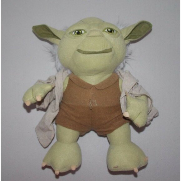 Star Wars Talking Yoda Plush Doll 12" - Picture 2 of 3